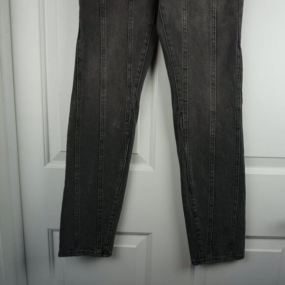 New Good American Seamed Good Classic High Waist Jeans in Black115 size 0/25 - Picture 6 of 15